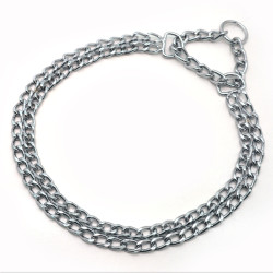 Нашийник зашморг ланцюг економ для собак Zoo-hunt метал  УЛЧ2 2,0 мм 45 см