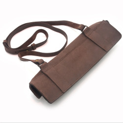 Патронташ-підсумок на 24 патрона Zoo-hunt шкіра Ретро коричневий 10010/2