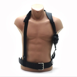 Кобура оперативна універсальна Zoo-hunt з гідрофобною шкіри ліва і права чорна 5510