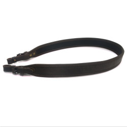 Ремінь Zoo-hunt прямий окантований 90 см шкіряний Shot коричневий 21007/2