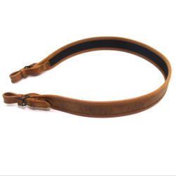 Ремінь Zoo-hunt прямий окантований 90 см шкіряний Shot віскі 21007/4