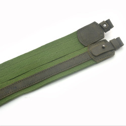 Ремінь Zoo-hunt брезент + шкіра Ретро оливковий 5038/3