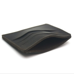 Картхолдер шкіряний №2 Крейзі на 7 відділів Zoo-hunt коричневий 1057