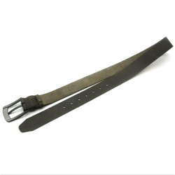 Ремінь чоловічий шкіра Ретро 4 см 90 см Zoo-hunt сірий 7204-с