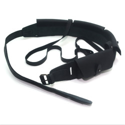 Патронташ на пояс Shot на 24 патрона Zoo-hunt закритий шкіра чорний 21002/1