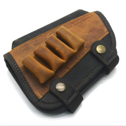 Чохол на приклад Shot з підвищенням Zoo-hunt на кнопках шкіряний комбінований 21008/5