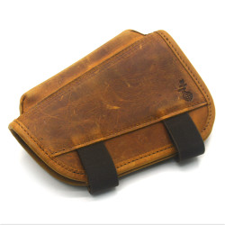 Чохол на приклад Shot з підвищенням Zoo-hunt на кнопках шкіряний віскі 21008/4