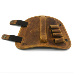 Чохол на приклад Shot з підвищенням Zoo-hunt на кнопках шкіряний віскі 21008/4