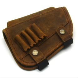 Чохол на приклад Shot з підвищенням Zoo-hunt на кнопках нарізні шкіряний віскі 21009/4