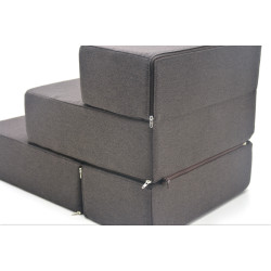 Сходинки Zoo-hunt трансформер для тварин Магнус трьохрівневі коричневі