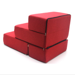 Сходинки Zoo-hunt трансформер для тварин Магнус трьохрівневі червоні