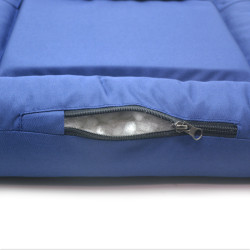 Лежак-матрац для собак та котів Zoo-hunt Вояж синій  №1 50х60 см