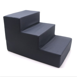 Сходинки Zoo-hunt трансформер для тварин Вояж суцільні трьохрівневі 57х38х36 см сірі