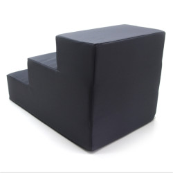 Сходинки Zoo-hunt трансформер для тварин Вояж суцільні трьохрівневі 57х38х36 см сірі