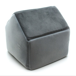 Хатка для собак і котів Zoo-hunt Елегант сіра  №1 300х330х330 мм