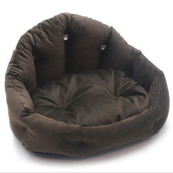 Лежак Zoo-hunt для собак і котів Фараон коричневий  №1 32х43х31 см