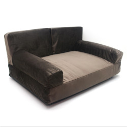 Диван для собак Zoo-hunt Флінт коричневий  №1 48х70х30 см