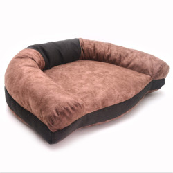 Диван для собак і котів Zoo-hunt Фокс коричневий  №0 42х60х20 см