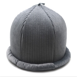 Хатка юрта для котів і малих собак Zoo-hunt Геросс №1 37х37х33 см сірий