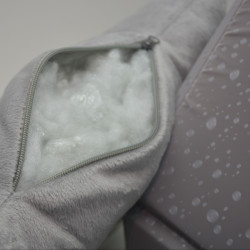 Будиночок для малих собак та котів Zoo-hunt Марсель сірий  №1 40х33х35 см