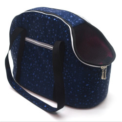 Сумка переноска для котів та малих собак Zoo-hunt Марсель синя  №0 22х32х29 см