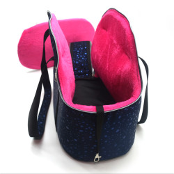 Сумка переноска для котів та малих собак Zoo-hunt Марсель синя  №0 22х32х29 см