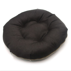 Лежак Zoo-hunt пончик круглий для собак і котів Магнус коричневий  №1 50х14 см
