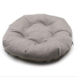 Лежак Zoo-hunt пончик круглий для собак і котів Магнус коричневий  №1 50х14 см