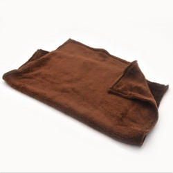 Плед покривало для собак та котів Zoo-hunt фліс коричневий  №1 50х60 см