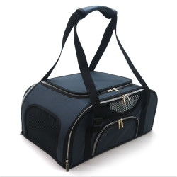 Авіа-Сумка переноска Zoo-hunt для котів та малих порід собак №2 40х50х20 см сіра