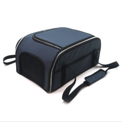 Авіа-Сумка переноска Zoo-hunt для котів та малих порід собак №1 30х45х20 см сіра