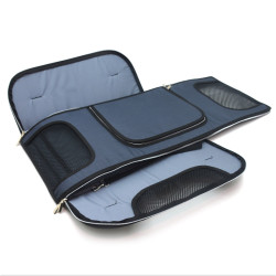 Авіа-Сумка переноска Zoo-hunt для котів та малих порід собак №1 30х45х20 см сіра