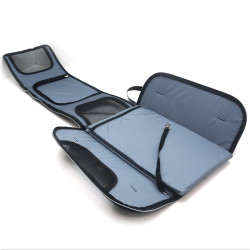 Авіа-Сумка переноска Zoo-hunt для котів та малих порід собак №1 30х45х20 см сіра