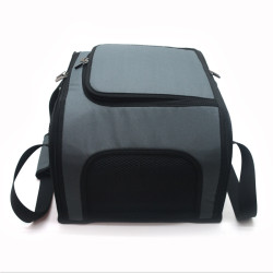 Авіа-Сумка переноска Zoo-hunt для котів та малих порід собак №3 40х55х23 см сіра