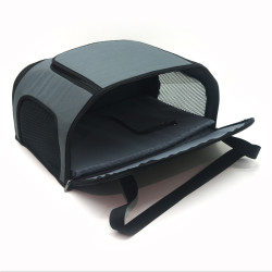 Авіа-Сумка переноска Zoo-hunt для котів та малих порід собак №3 40х55х23 см сіра