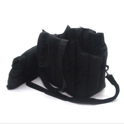 Сумка-лежак для котів та малих собак Zoo-hunt Джордан L №3 55х30х40 см чорний