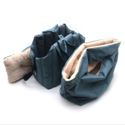 Сумка-лежак для котів та малих собак Zoo-hunt Комфорт L №3 55х30х40 см джинс