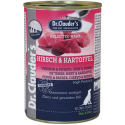 Вологий корм для собак Dr.Clauder’s Selected Meat Venison & Potato 400 г
