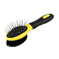 Щітка масажна Bronzedog Двостороння 17 х 3,5 см  S( 0101-027)