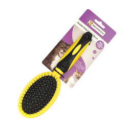 Щітка Масажна Bronzedog Двостороння з кутовими зубами 24 х 7 см  L( HSAF-L)