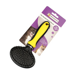 Щітка масажна Bronzedog Двостороння Овальна 19 х 9,5 см  S(0101-041)