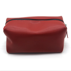 Косметичка Zoo-hunt з екошкіри Лаура 22х11х11 см червона 1251
