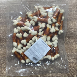 Ласощі для собак Кальцієві кісточки з куркою 500 г