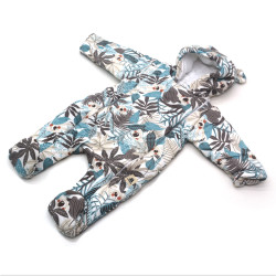 Комбінезон MAŁGOSIA демісезонний Dzungla для немовлят коричнево-блакитний