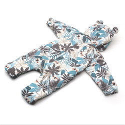 Комбінезон MAŁGOSIA демісезонний Dzungla для немовлят коричнево-блакитний