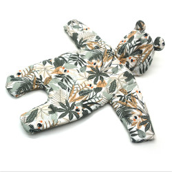 Комбінезон MAŁGOSIA демісезонний Dzungla для немовлят коричнево-зелений