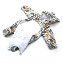 Комбінезон MAŁGOSIA демісезонний Dzungla для немовлят коричнево-зелений