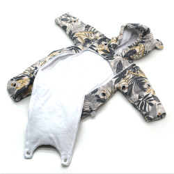 Комбінезон MAŁGOSIA демісезонний Dzungla для немовлят сіро-бежевий