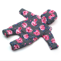 Комбінезон MAŁGOSIA демісезонний Florа для немовлят сірий