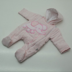 Комбінезон MAŁGOSIA демісезонний Dominik для немовлят рожевий